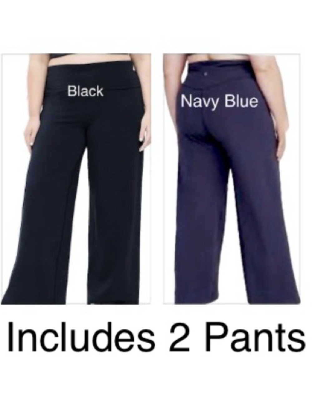 Old Navy PowerChill Extra High-Rise Wide-Leg Pants Bundle XXL 2 Pairs